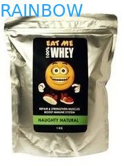 Emas Stand Up Glossy penuh Percetakan Foil Pouch Kemasan Dengan Zipper