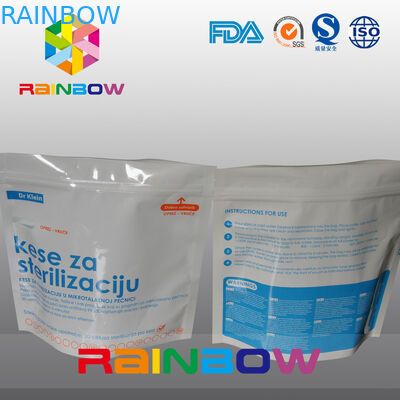 Stand Up Plastic Aseptic Microwave Pouches Kemasan Food Grade Dengan Zipper