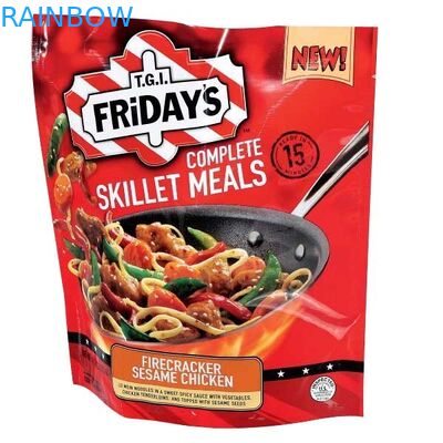 Aluminium Foil Isolasi Makanan Segel Vakum Tas Retort Kantong Dengan Zipper Untuk Suplemen