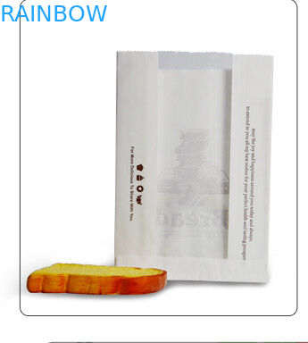 Kantong Kertas Putih Khusus untuk Kemasan Kue dan Keju Toast, Buang Tas