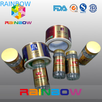 Kustom Menyusut Lengan Label Semi Gloss Dilapisi Label Perekat Diri Untuk Jar Dan Kaleng