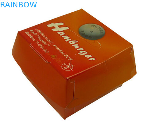 Kemasan Kotak Kertas Desain Cetak Kustom Untuk Restoran Cepat Saji