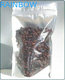 100g Snack Bags Kemasan Depan Transprent Kembali Foil Dengan Zipper