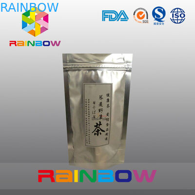 Silvering Stand Up Kantong Teh Kemasan, Kantong Foil Cetak yang Disesuaikan