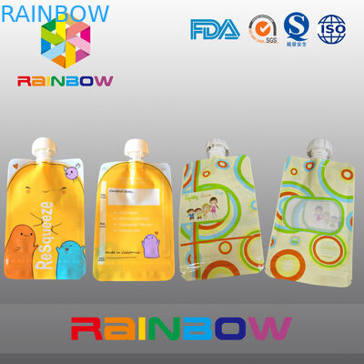 Custmized Printed Cerat Pouch Kemasan, Nozzle Tas Untuk Cair Kemasan