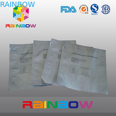 LDPE Aluminium Foil Kantung Plastik Silvery / Kemasan Kantong Plastik Cetak Matte