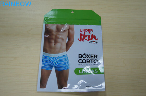 Kantong Plastik Pakaian Pria Tas Kantong Pacakging Noni dengan Ritsleting