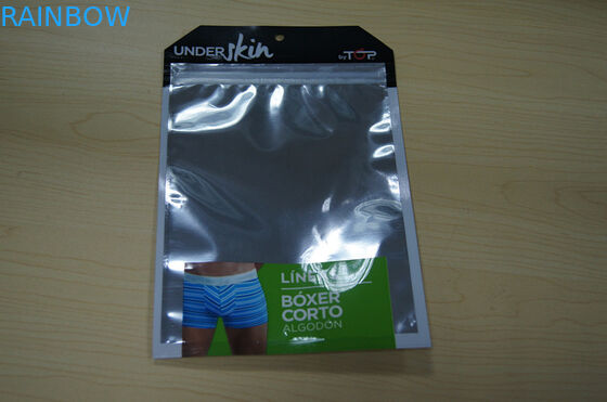 Kantong Plastik Pakaian Pria Tas Kantong Pacakging Noni dengan Ritsleting