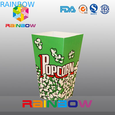 Tas Kertas Disesuaikan Desain Unik, Amerika Popcorn Paper Bags