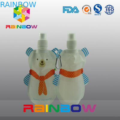 140ml 200ml Re-Sequeezed Baby Food Spout Pouch dengan ritsleting ganda