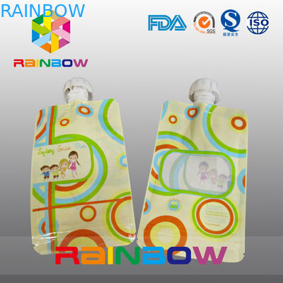 Customised Printed Stand up spout pouch untuk pakaging cair