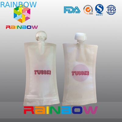 Customised Printed Stand up spout pouch untuk pakaging cair