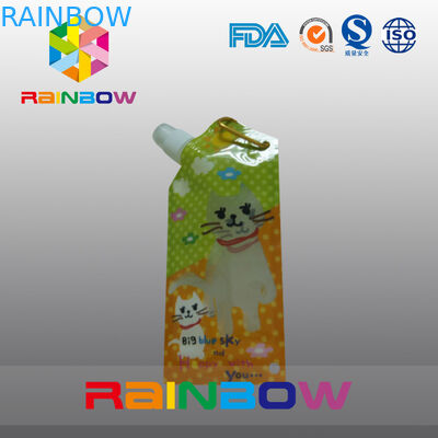 Customised Printed Stand up spout pouch untuk pakaging cair