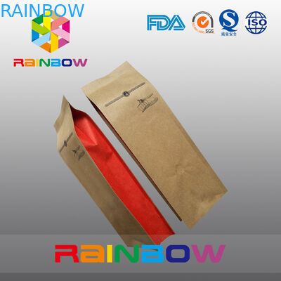 Kopi Kustom / Kantong Teh Kemasan Daur Ulang Kertas Kraft Kantong Kertas Food Grade