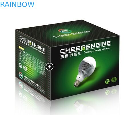 Kotak Kemasan Kertas Led Light Bola Ramah Lingkungan Dengan Logo Cetak Kustom