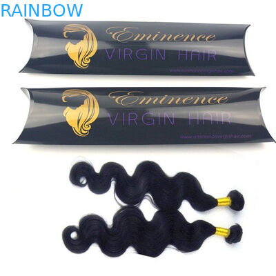 Kemasan Kotak Kertas Ekstensi Rambut Dengan Jendela Yang Jelas, Kotak Kertas Ekstensi Rambut