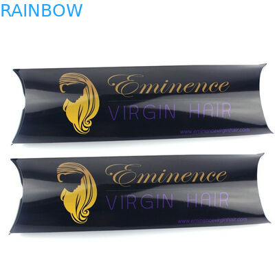 Kemasan kotak kertas ekstensi rambut kustom dicetak, kotak kertas ekstensi rambut