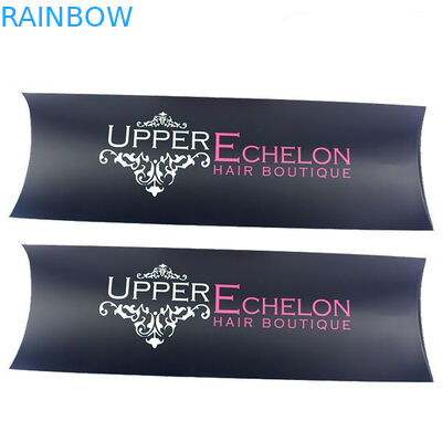 Kemasan kotak kertas ekstensi rambut kustom dicetak, kotak kertas ekstensi rambut