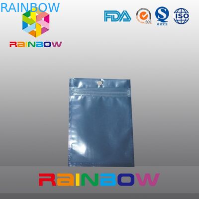 Depan Transparan Kembali Foil Kantong Makanan Hewan Peliharaan Dengan Ritsleting, Tas Umpan Pancing