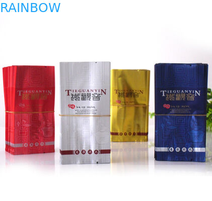 Sisi Pencetakan Gravure Gusset Foil Teh Cina Kemasan Tas 10g 12g