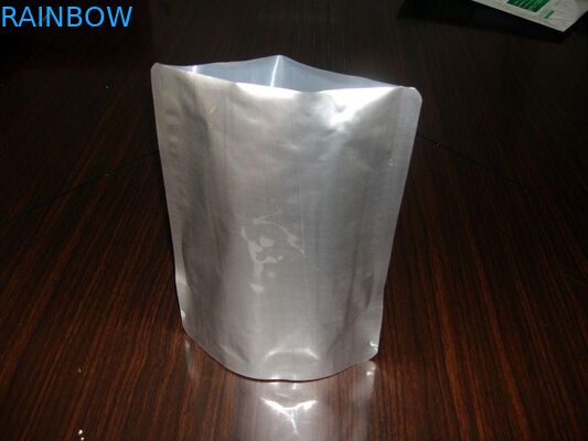 Ziplock aluminium foil kemasan bubuk protein bawah tas buhul berdiri