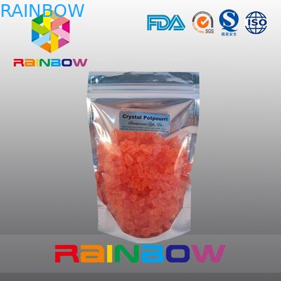 Kemasan kantong aluminium foil Doypack dengan makanan ringan ritsleting / kantong gula