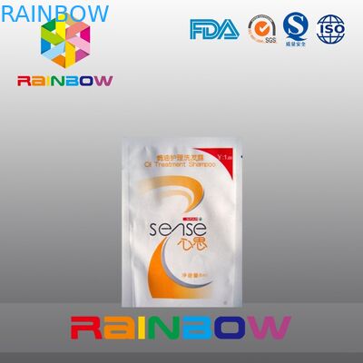 Kantong plastik pembungkus sampo pegangan grip plastik dengan takik robek