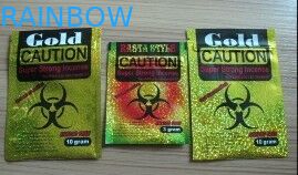 Kantong Plastik Zip Kustom Cetak / Kation Tas Kembang Rempah-rempah