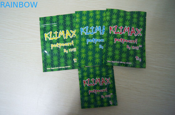 Klimax 10g Strawberry &amp; Blueberry Potpourri Herbal Incense Bags Ziplock Packaging