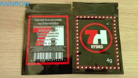 Kemasan Kantung Plastik Adil Yang Sah Untuk Tas Kemasan 7H Kush / Hydro Herbal