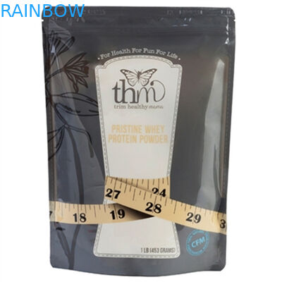 1 lb Kantong Plastik Kemasan Untuk Whey Protein Kemasan Kantong Dengan Zipper