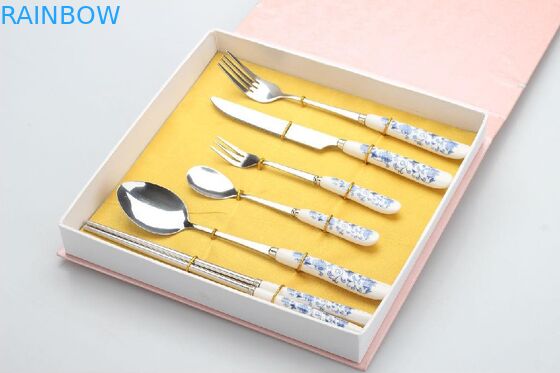 Karton Pink Paper Box Untuk Tableware / Chopsticks Spoon Gift Packaginges Box