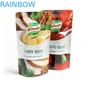 Kemasan Kantong Makanan Standing Mandiri Untuk Sup Gulai / Tas Sup Gulai Tahan Air