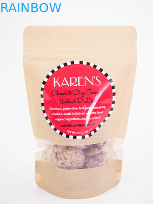 Kustom Dicetak Resealable Foil Lined Cookie Kantung Plastik Kemasan Ziplock Stand up Pouch