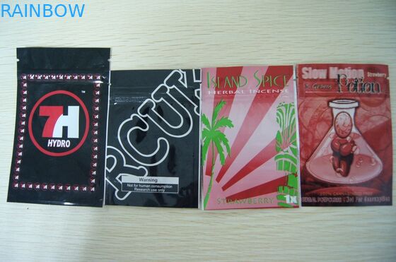 Germany Herbal Incense Packaging Ziplock Bags / New Zealand Potpourri Bag Dengan Top Filling