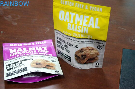 Food Grade Stand Up Zipper Nut, Snack Food Storage Bag / Tas Makanan Kering Foil Berjajar