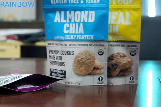 Food Grade Stand Up Zipper Nut, Snack Food Storage Bag / Tas Makanan Kering Foil Berjajar