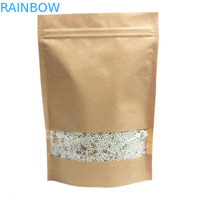 Kemasan Makanan Snach Bag Packaging Zipper Paper Bag Untuk Pepitas / Pine Nut Packaging