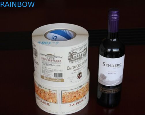 Desain yang disesuaikan Tahan Air Anggur Merah Menyusut Lengan Label Botol Perekat Diri