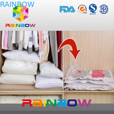 Kantong penyimpanan hemat ruang besar / vakum perjalanan vakum kantong ruang untuk pakaian, selimut