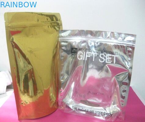 Matte Surface Stand Up Tas Kosmetik / Kantong Kemasan Serbuk Mutiara Ziplock