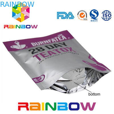 Food Grade Kantong Plastik Kemasan Mylar Ziplock Laminated Tea Packing Bag