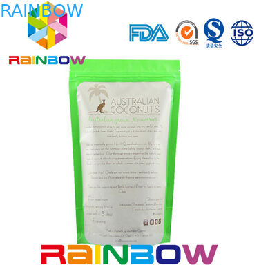 Ziplock Kemasan Snack Bag Disesuaikan Untuk Kemasan Biji Stand Up Bottom Gusset