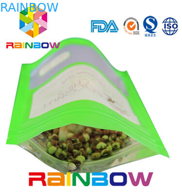 Self Standing Ziplock Paper Snack Bag Packaging, Seeds Packaging Stand Up Zipper Pouch