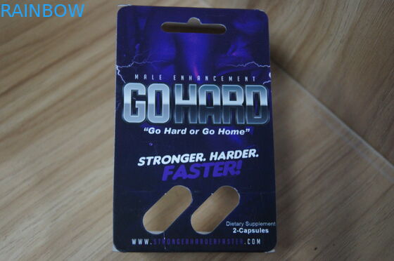 Kemasan Blister Paket Daur Ulang Untuk Kapsul Peningkatan Seksual HD Pria