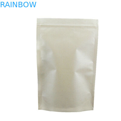 Kustom Dicetak Kertas Kraft Tas Ditutup Kembali Jendela Dicetak Untuk Bibit Tanaman