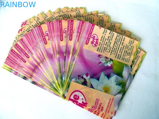 Label Shrink Sleeve Ramah Lingkungan Untuk Botol Sampo PVC / PET Shrink Wrap