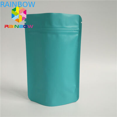 Kantong Teh Hijau Alami Kemasan Matte Surface Self Standing Ziplock