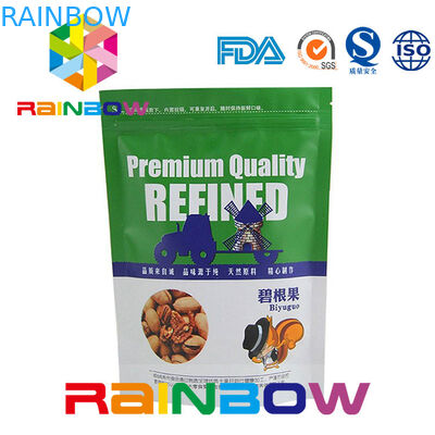 Disesuaikan Dicetak Doy Pack Kacang Kemasan Kantong Zipper Dan Air Mata