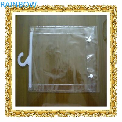 Kemasan Kantong Plastik yang Dapat Ditutup Kembali Untuk Pakaian Pakaian Dalam / Mens Dengan Tampilan Gantungan